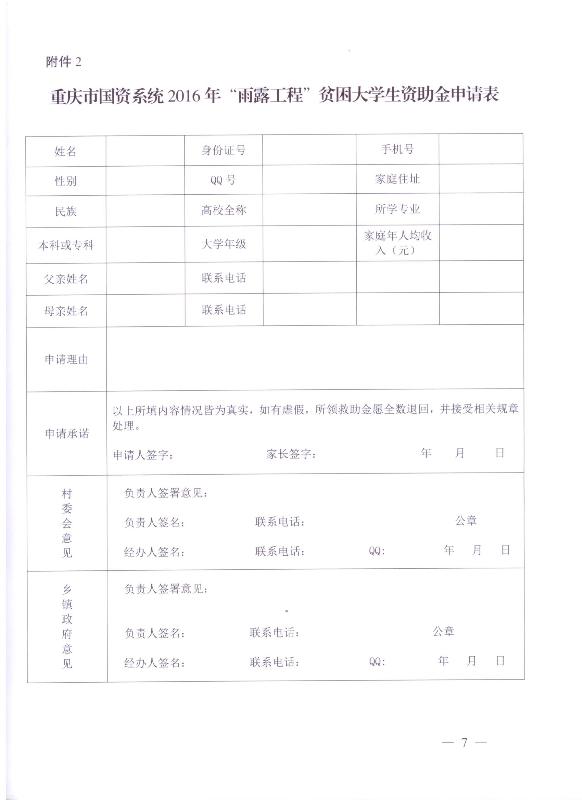 关于做好2016年重庆市国资系统雨露工程工作的通知(图7)