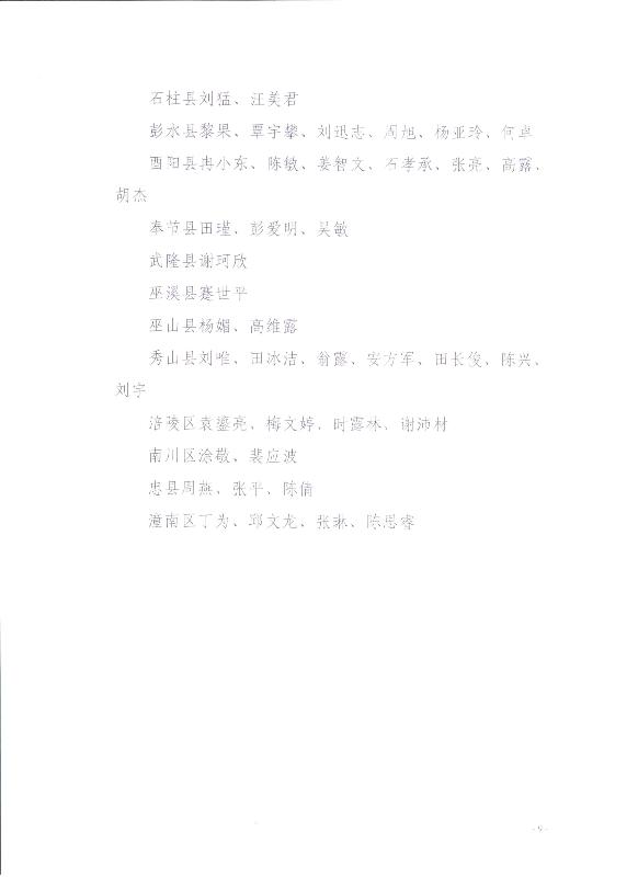 关于奖励美丽乡村教师创新教学团队及优秀贫困大学生的通报(图9)